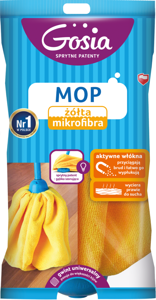 mop żółta mikrofibra