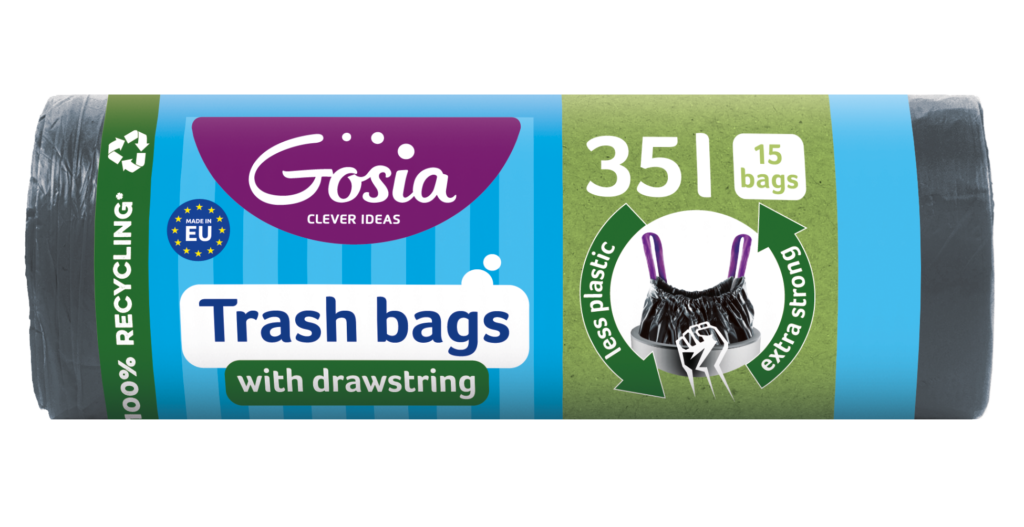 GOSIA WASTE BAGS WITH DRAWSTRING