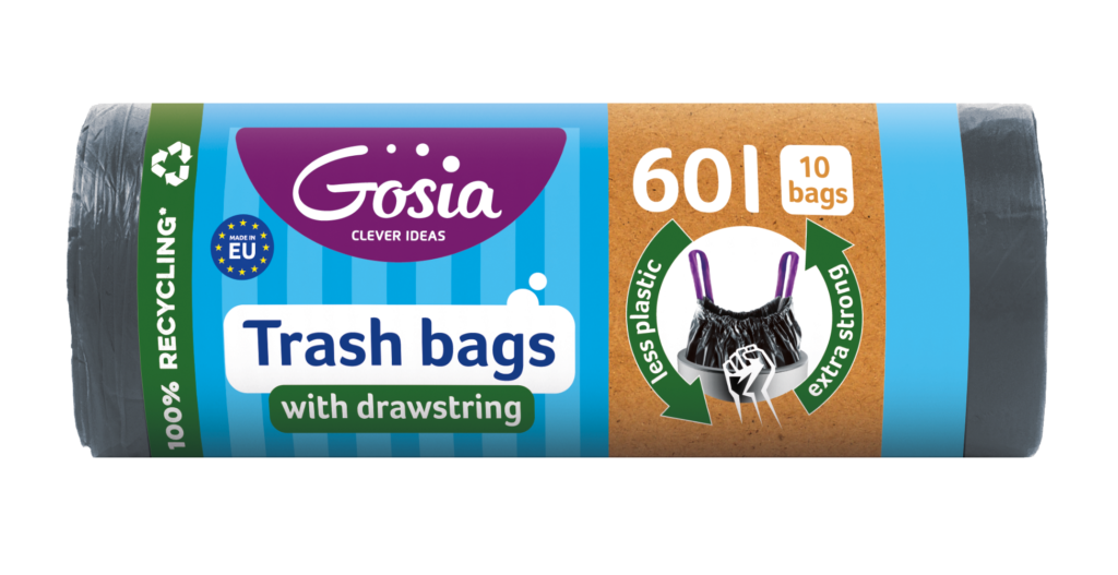 GOSIA WASTE BAGS WITH DRAWSTRING