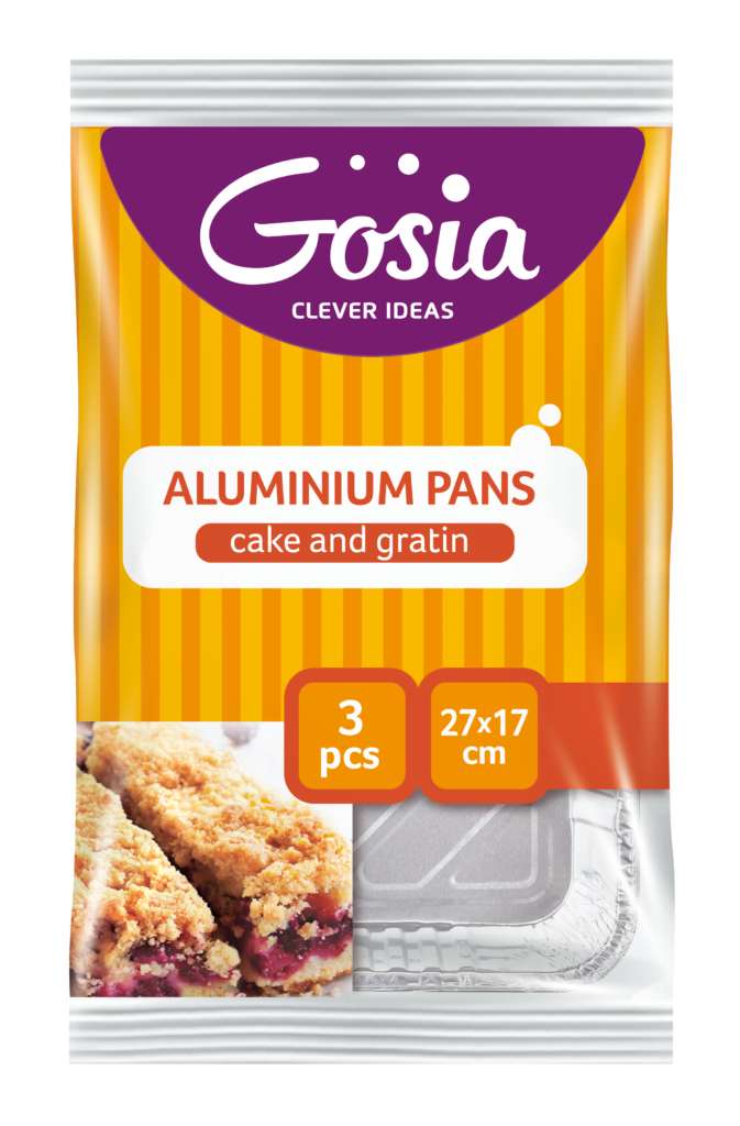 Gosia ALUMINIUM TINS FOR CAKE AND GRATIN