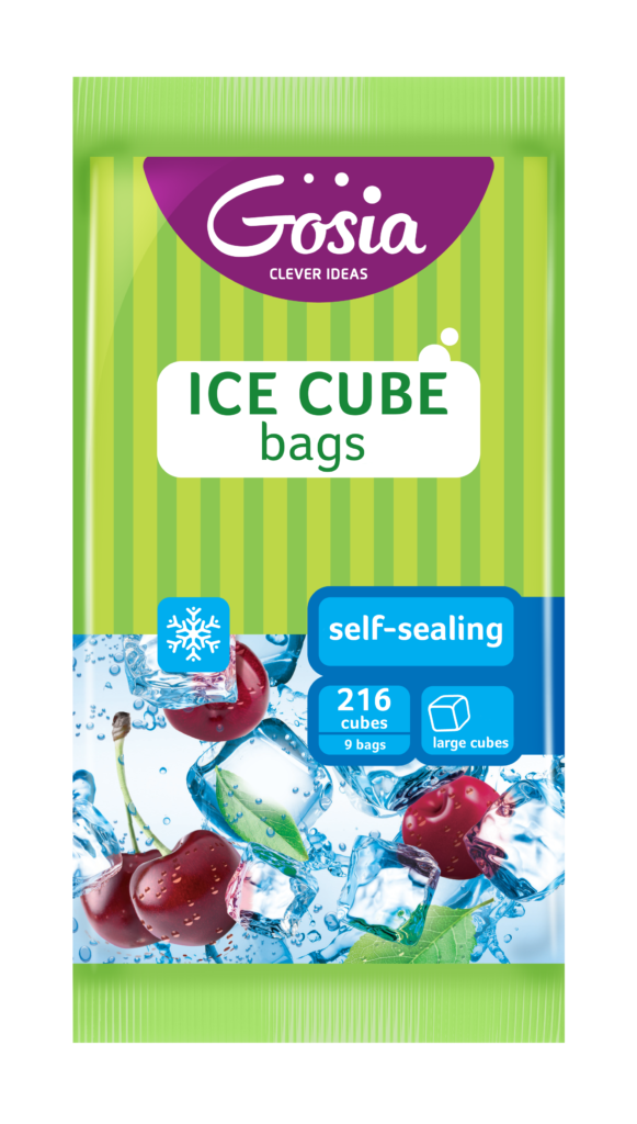 GOSIA SELF-SEALING ICE CUBE BAGS